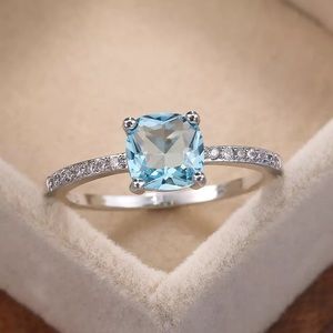 Blue Topaz Ring